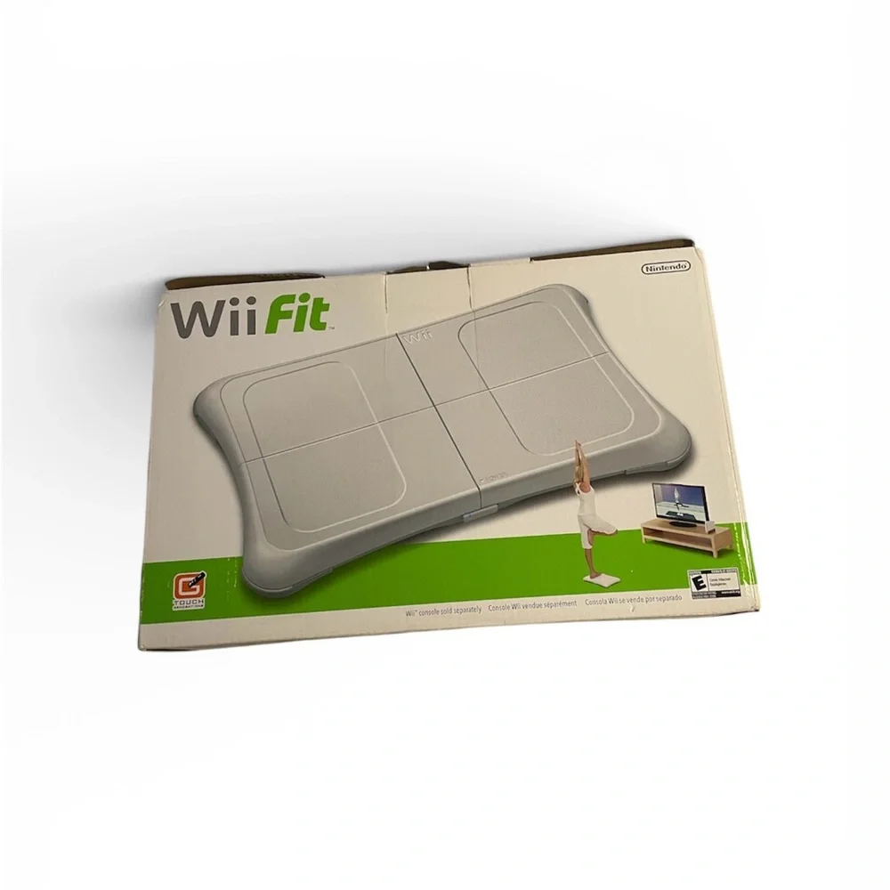 Nintendo Wii Fit with Green and White Design